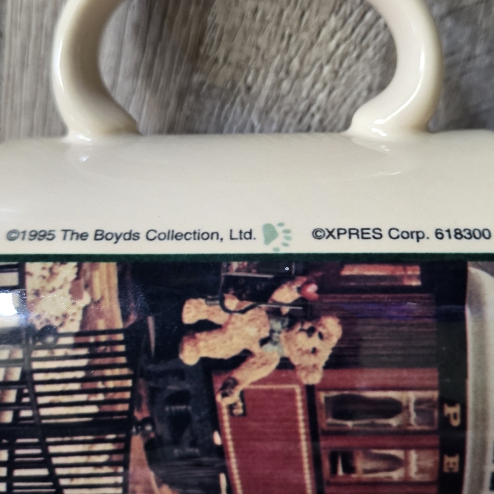 Boyds Bears 1995 Teddy Bear Train Mug Vintage The Boyds Collection - Picture 3 of 6